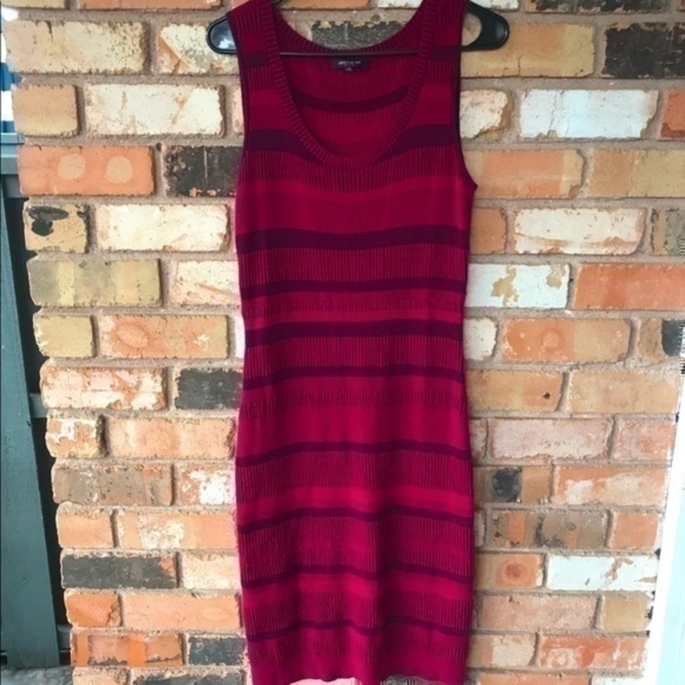 Lafayette 148 New York Sleeveless Striped Sweater Dress